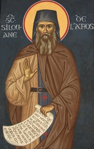 Sankt Silouan. Sankt-Antoine-le-Grand orthodoxe Kirche, Saint-Laurent-en-Royans, Frankreich von Unbekannt