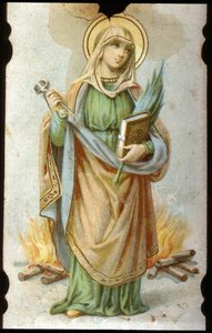 Sainte Appoline, Chromolithographische Pappe