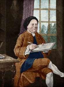 Samuel Richardson, Porträt. Englischer Autor 19. August 1689 - 4. Juli 1761. von Mason Chamberlin