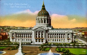 San Francisco: Rathaus, Civic Center von Unbekannter Künstler