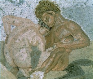 Satyr und Mänade (Detail)
