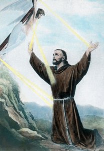 Szene aus dem Leben des Heiligen Franziskus von Assisi