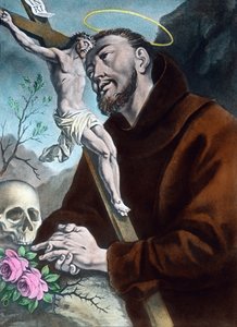 Szene aus dem Leben des Heiligen Franziskus von Assisi von Unbekannter Künstler