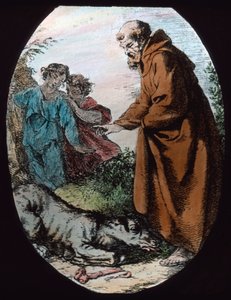 Szene aus dem Leben des Heiligen Franziskus von Assisi von Unbekannter Künstler