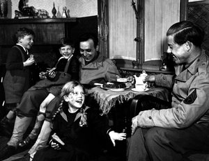 Zweiter Weltkrieg (1939-1945) - Zweiter Weltkrieg (WWII oder WW2): Charleroi (Belgien) 14. Januar von Unbekannt