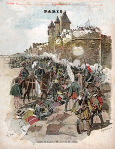 Belagerung von Paris von Unbekannter Künstler
