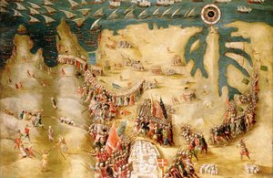 Belagerung von Malta: Die Flucht der Türken am 13. September von Unbekannter Künstler