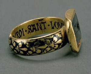 Siegelring von König Ludwig IX. von Frankreich (St. Louis) (1215-70)