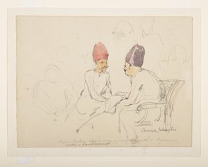 Skizze von Sir Cowasji Jehangir von Unbekannter Künstler