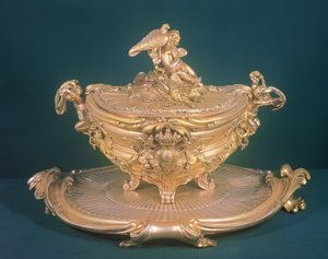 Suppenterrine, Louis XV, hergestellt für die Kaiserin Elisabeth (1709-62) von Russland, von F.T. Germain, Paris von Unbekannt