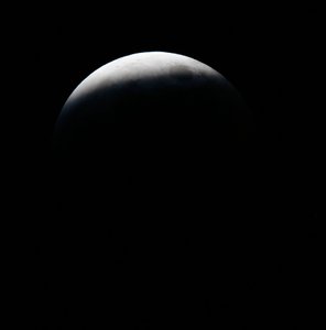 Phase während der totalen Mondfinsternis, 3. März 2007 von Unbekannt