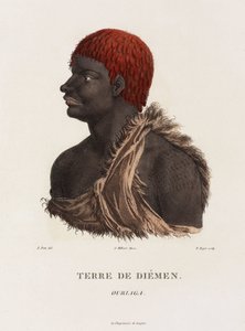 Tasmanischer Aborigine, Australien von Unbekannter Künstler