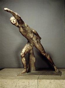 Der Borghese Gladiator, griechisch, ca. 50 v. Chr. von Unbekannt