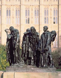 Die Bürger von Calais, von Auguste Rodin (1840-1917) fertiggestellt 1888 von Unbekannt