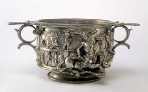 Der Zentaurenbecher, gallo-römisch, aus dem Berthouville-Schatz