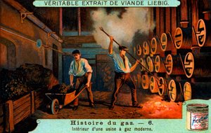 Die Geschichte des Gases: Innenraum eines modernen Gaswerks