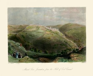 Das Heilige Land - Berg Zion - Bibel von Unbekannter Künstler
