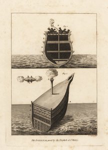 Die Infernal, verwendet von der englischen Marine in St. Malo von Unbekannt