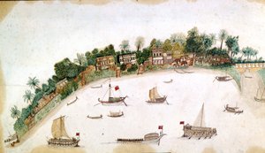 Der Fluss Hooghly, Kalkutta von Unbekannt