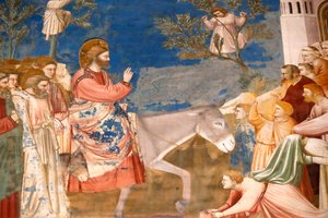 Die Scrovegni-Kapelle. Fresko von Giotto von Unbekannter Künstler