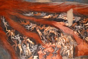 Die Scrovegni-Kapelle. Fresko von Giotto von Unbekannter Künstler
