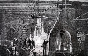 Die Fertigungshalle der Robert Stephenson and Company