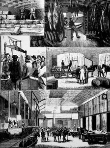 Der Prozess des Transports von gekühltem Fleisch von den USA nach Liverpool