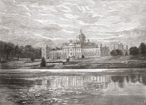 Die Südfront von Castle Howard, North Yorkshire, England im späten 19. Jahrhundert, aus 