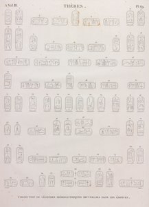 Theben: Hieroglyphen von Unbekannt