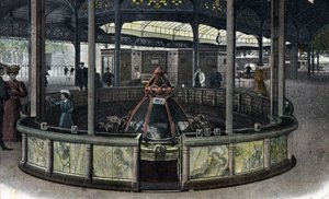 Thermal Tourismus: Die Quelle Sainte Grille in Vichy, Allier um 1905.