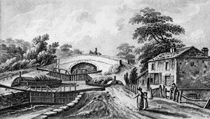 Drei Schleusen in Stoke Hammond, Buckinghamshire