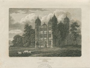 Tixall Hall - Torhaus: Gravur, 25. Nov 1775 von Unbekannt