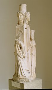 Triform Herm von Hekate, Marmorskulptur, attische Periode, 3. Jahrhundert