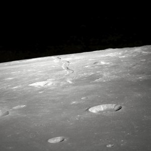 Ansicht von Rima Ariadaeus auf dem Mond