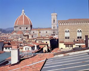 Ansicht der Kathedrale, Campanile und Orsanmichele