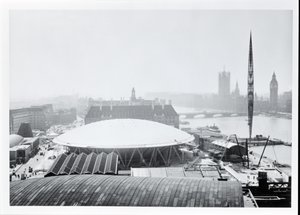 Blick auf die Kuppel der Entdeckung, gebaut für das Festival of Britain, eröffnet am 4. Mai 1951 von Unbekannt