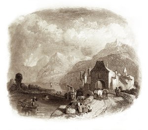 Villeneuve - Annäherung an den Genfersee