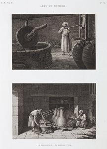 Essig Essigmacher und Destillateur, Ägypten, ca. 1798 von Unbekannt