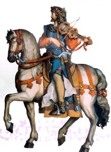 Walther von der Vogelweide, frühes 20. Jahrhundert (Illustration) von Unbekannter Künstler