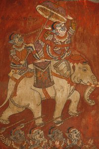 Wat Bo, Siem Reap, Wandmalerei des Ramayana, Siem Reap, Kambodscha von Unbekannt
