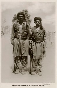Waziris-Stammesangehörige von Waziristan, N.W.F.P. von Unbekannter Künstler