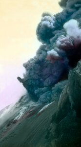 Westseite des Stromboli von Unbekannter Künstler