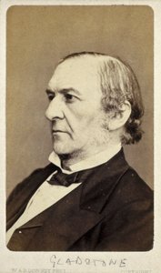 William Ewart Gladstone, englischer liberaler Staatsmann, um 1870er von Frederick (attr. to) Barnard
