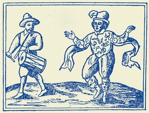 William Kempe tanzt den Morris von Unbekannter Künstler
