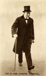 Winston Churchill besucht den Premierminister Herbert Henry Asquith am Montag, den 26. 1914 von Unbekannter Künstler