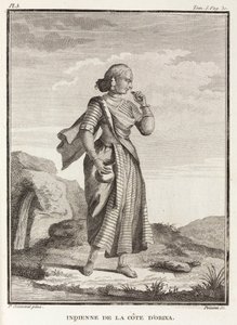 Frau von der Küste von Orissa, Indien
