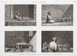 Wolle & Kammgarn, Weberei, Ägypten, ca. 1798