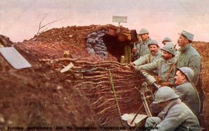 Erster Weltkrieg: Schlacht von Verdun von Unbekannter Künstler