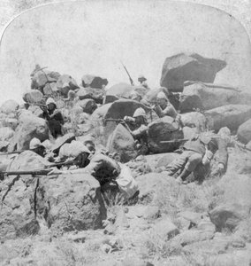 Ein verzweifelter Stand am Modder River, Südafrika, 2. Burenkrieg, 18. Dezember 1899