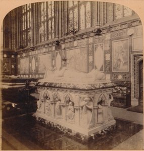 Kenotaph des Prinzgemahls in der Albert Memorial Chapel, Windsor, England von Underwood and Underwood